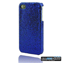 New Dark Blue Bling Shining Case Skin Cover for iPhone 4 4G 4S