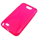 Pink X-Line Curve TPU Gel Case Cover For Samsung Galaxy Note II 2 N7100