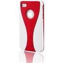 3-Piece White-Red Cup Shape Hard Case Cover for iPhone 4 4th G 4S USA Seller