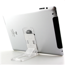 Clear Foldable Portable Holder Mobile Stand For iPad iPhone and other Tablets PC Mobile Phones