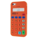 Orange Calculator Style Silicone Soft Case Cover for Apple iPhone 5 5G Gen