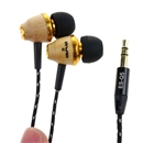 Awei ES-Q5 In Ear Earphone for iPhone 3GS 4 4S 5 iPod Touch Special Wood Design