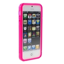 Pink Clear S Line Flexible TPU Case Skin Cover with Hole for Apple iPhone 5 5th Gen