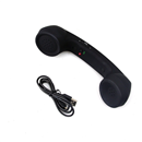 Black Bluetooth Phone Handset Microphone Telephone Receiver for iPhone 4G 3G 3Gs